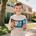 thumbnail image 7 of Chririnla Leopard Print Trifold Card Wallet, Polyester Wear-Resistant Kids Wallet for School and Daily Travel Use, 7 of 7