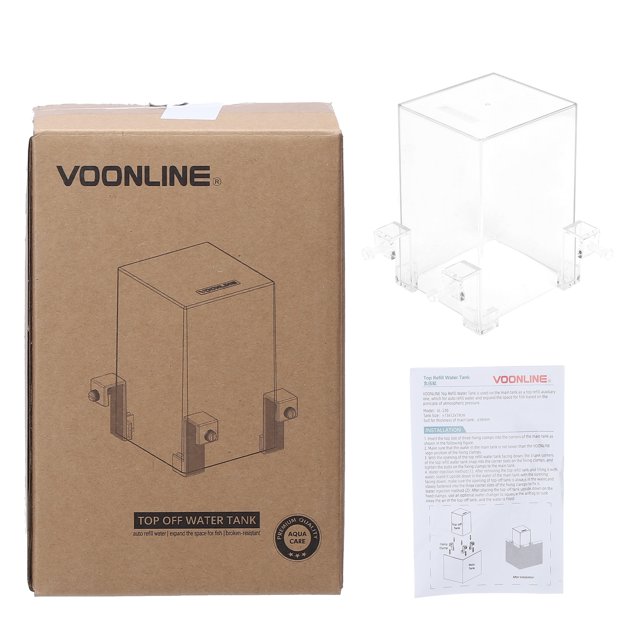 Fish Tank Walmart - Negative Pressure Acrylic Tower - Clear Inverted Aquarium Elevator with Auto-Refill - Large Transparent Stand for Ecological Landscaping