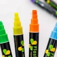 thumbnail image 1 of 8pcs Liquid Chalk Erasable Fluorescent Marker Pen Painting Pen Liquid Chalk Whiteboard LED Chalkboard School Colorful Art Painting Highlighter, 1 of 1