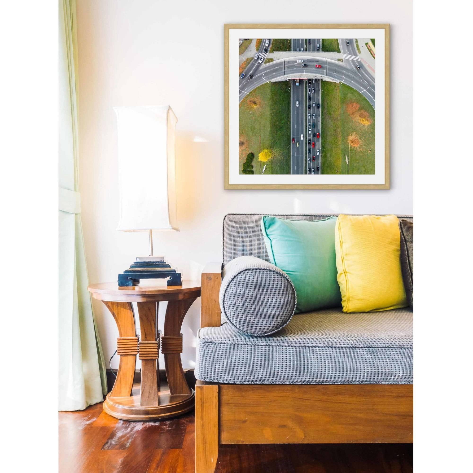 "Underpass" Framed Painting Print