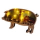 thumbnail image 4 of Decoración de de animales, adorno de cerdo/oveja/, estatuilla de múltiples capas hueca, decoración rústica para hogar, decoraciones de Cerdo con Luz Sunnimix Luz nocturna en forma de vaca, 4 of 8