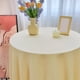 thumbnail image 5 of 60%Cotton,40%Linen Tablecloths With Fringe For Small Tables, 55x55 Inch Linen Sqaure Table Cloth For Wedding, Party, Indoor,Outdoor, Machine Washable, 5 of 8