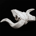 thumbnail image 6 of 2X Resin Sheep Skull Wall Hanging 3D Animal Sculpture Figurines Crafts Horns Home Decor, 6 of 8