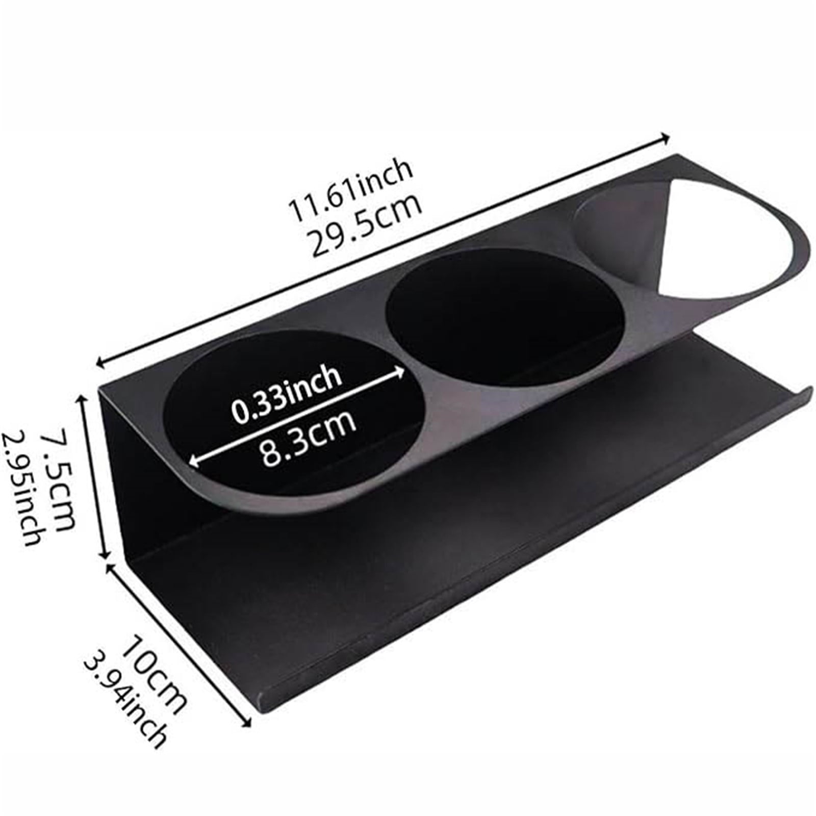 Magnetic Cup Holder, 3-Slot Magnetic Cup Storage Rack Holder,Magnetic Water Bottle Organizer Rack for Fridge, Magnetic Cup Organization Shelf for Workplace, Home, Kitchen