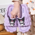 thumbnail image 4 of Sanrio-Zapatillas de Hello Kitty Cinnamoroll Kuromi para mujer, zapatillas de interior Kawaii, Comzy, zapatillas planas de Casa antideslizantes, 4 of 7