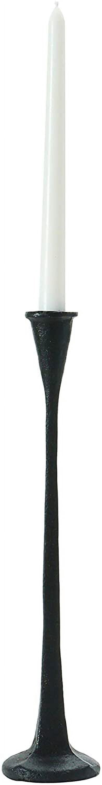 Creative Co-Op Cast Iron Taper Holder, Black