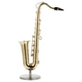 thumbnail image 1 of Shisuyan 1 Ensemble Pratique de Mini Saxophone avec Support et Étui (Doré), 1 of 8