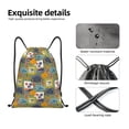 thumbnail image 6 of Kdxio Hawaiian Style Print Drawstring Backpack Bag,Waterproof Draw String Back Sack, Gym Drawstring Bags Swim Bag For Unisex, 6 of 9