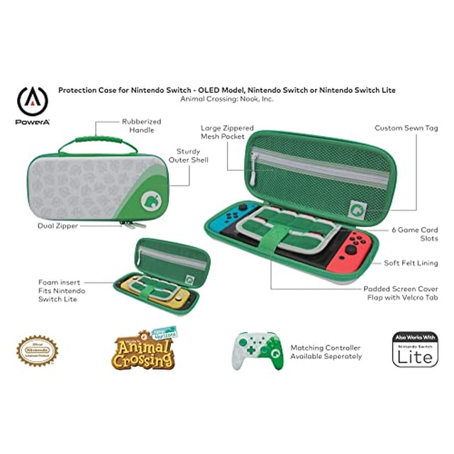Funda de protección PowerA para Nintendo Switch Animal Crossing Nook Inc.