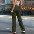 thumbnail image 4 of Cargo Sweatpants for Women High Waisted Cargo Pants Women Womens Wide Leg Pants Women's Dress Pants for Work Stretchy Work Pants Women Cargo Pants with Pockets Army Green XL, 4 of 6