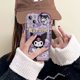 thumbnail image 1 of Sanrio Kuromi-funda de teléfono para iPhone, carcasa transparente de lujo para modelos 11, 12, 13, 14 Pro MAX, 12, 13, Mini, X, XS, XR Max, 6, 6s, 7, 8, 14 Plus Fivean unisex, 1 of 2
