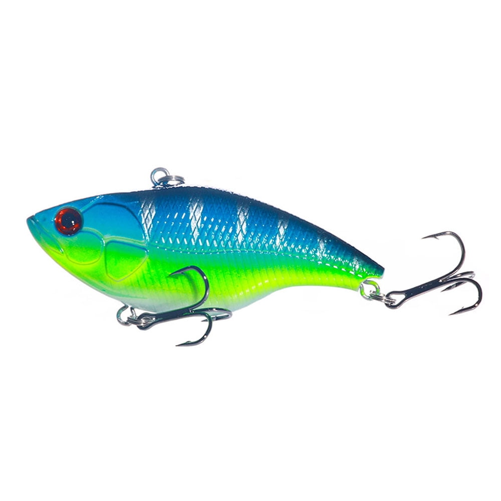 HENGJIA Fishing Lures, 10PCS Minnow VIB Hard Baits Lipless Crankbaits Long Casting Sinking Fishing Lures for Saltwater Freshwater Bass, Redfish, Trout, Walleye