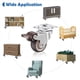 thumbnail image 5 of Ruedas para Muebles Pequeñas de 25 mm, Ruedas Giratorias de 360 Grados Capacidad de Carga de Servicio Pesado Ruedas de Goma Maciza Silenciosas Juego de 8, 5 of 5