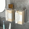 thumbnail image 6 of Inerposs Wall Mounted Tissue Box Holder, Non-Destructive Adhesive, Transparent Design, Large Capacity, Stylish Home Decor for Bathroom Kitchen Living Room, 6 of 6