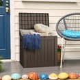 thumbnail image 6 of Patiowell 40 Gallon Outdoor Deck Box, Lockable Weatherproof Plastic Storage with Handles for Patio, Garden, Pool, 6 of 7