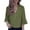 Army Green, variant on Chiffon Blouse Dressy Women's Long Sleeve Shirts Black,XL