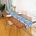thumbnail image 2 of Yayeee Table Runner 70 inches Long Home Kitchen Dinning Party Decoration, Green Sailboats, 2 of 7
