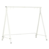Metal Swing Stand - Heavy Duty 660 LBS Capacity - Outdoor Swing Frame for Porch, Patio, Lawn - White