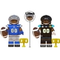 thumbnail image 4 of 8 Pcs NFL Football Star Minifigures Building Blocks Toys, NFL Football Player Action Figures for Kids Boys Adult Collectible Christmas Birthday Gift, 4 of 5