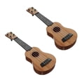 thumbnail image 2 of Portable Ukulele Plaything Made of Safe Plastic for Children Multi Color 2pcs, 2 of 4