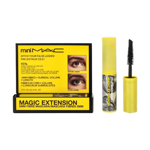 Máscara MAC Mini MAC Magic Extension de 5 mm de fibra, 5 ml, color negro