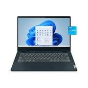 Lenovo Flex 5 14 FHD Touchscreen Laptop, Intel Core i3-1115G4, 4GB RAM, 128GB SSD, Windows 11, Abyss Blue, 82HS00RBUS