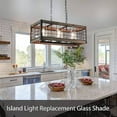 thumbnail image 7 of Aspen Creative 23653-60-2,Clear Deep Cone Glass Shade For Lighting Fixture/Pendant.Size:7-1/4"D x 5-1/2"H.Set of 2., 7 of 7