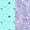 Aqua Stars & Lavender Confetti, variant on Womens Pajama Sets 2 Pack, Soft Comfy Short Sleeve V Neck Tops & Capri Wide Leg Pants, Comfy Printed 4 Piece Sleepwear Loungewear Lounge Sets for Women S-2XL