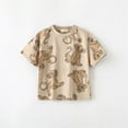 thumbnail image 2 of Camiseta con estampado completo de Disney para niños, ropa informal de cuello redondo, camisetas de dibujos animados para niños, camisa de Base suelta de algodón fino, nueva moda de verano, 2 of 4