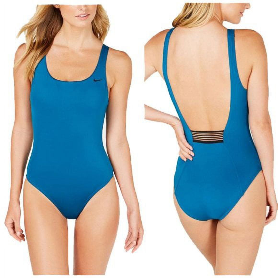 Nike Women's Essential Solid U Back One Piece Swimsuit at