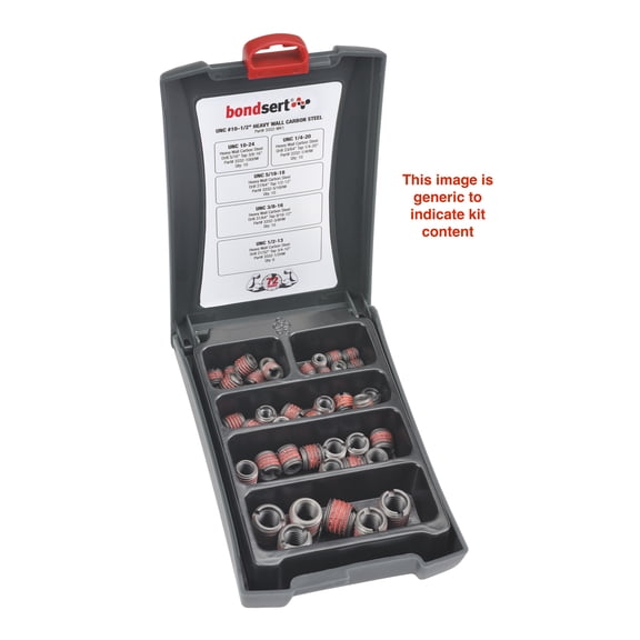 BondSert 3332-WK1 Range Kit UNC Heavy Wall #10 through 1/2 (1 Kit per Pack)