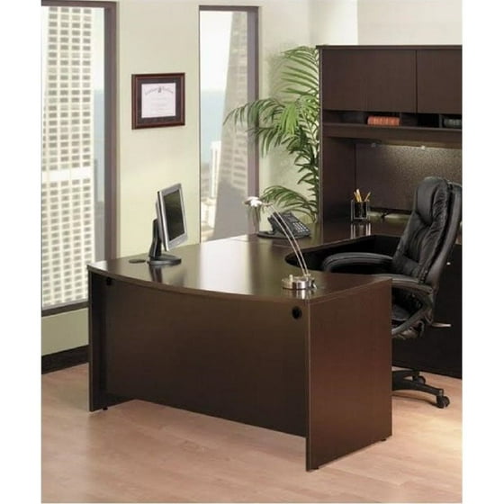 Bush Business Series C Mocha Cherry L Shaped Desk