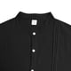 thumbnail image 4 of pstuiky Camisas de manga larga de invierno para hombre, Blusa/camiseta informal a rayas de manga larga con cuello alto y botones para hombre tops de invierno para hombre l, 4 of 7