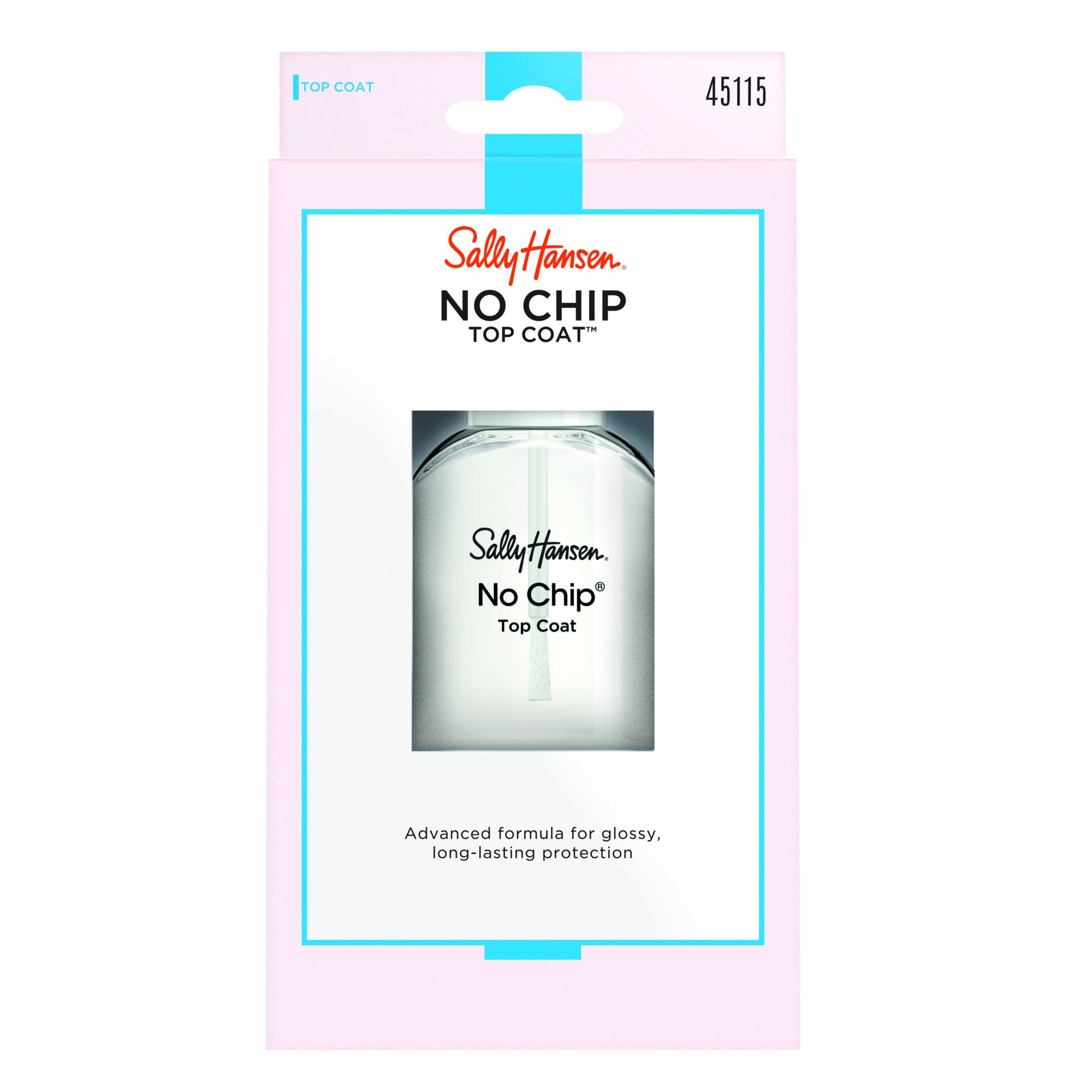 (2 pack) Sally Hansen Treatment, No Chip Acrylic Top Coat