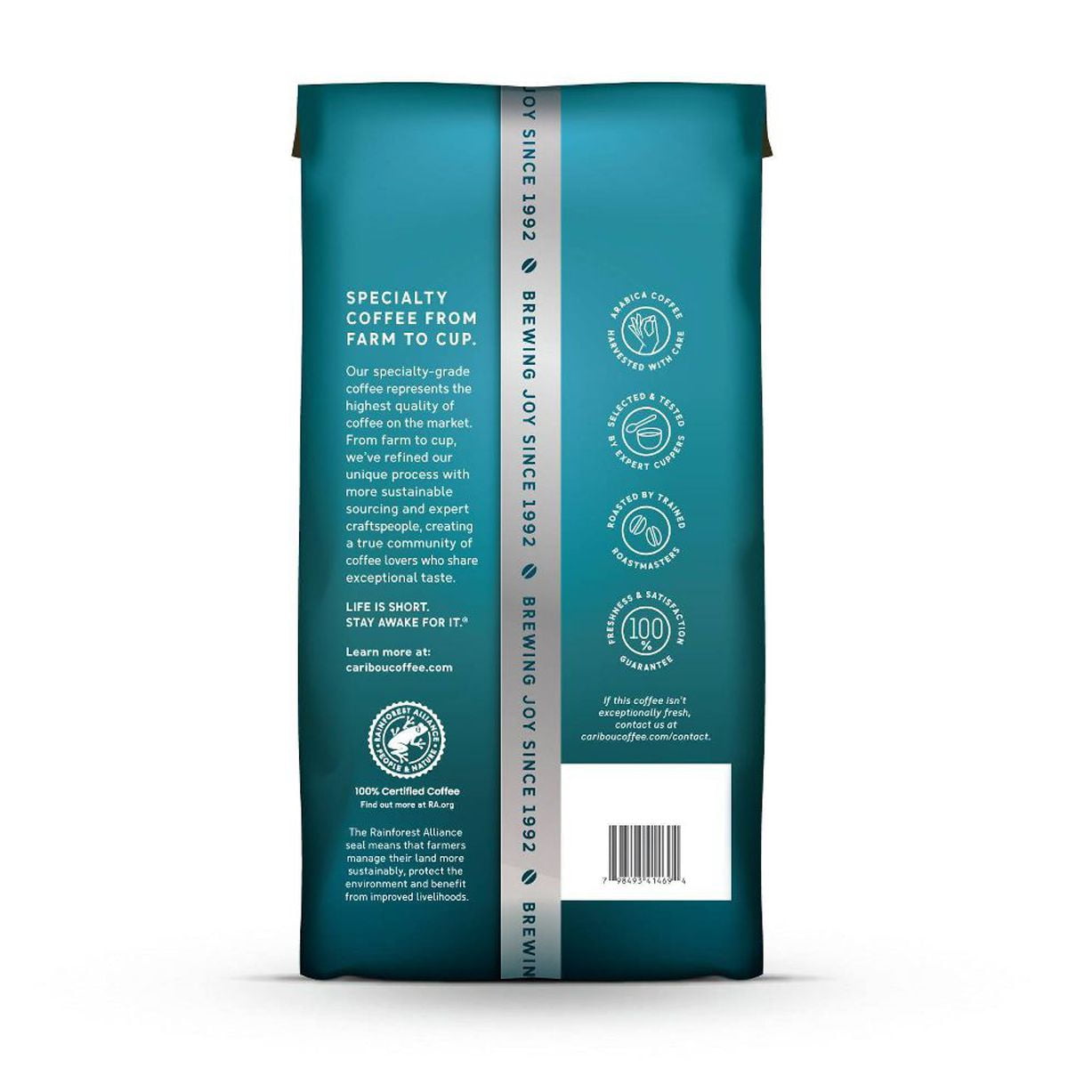 2X - Caribou Coffee Lake Shore Blend Medium Roast Ground Coffee - 12oz