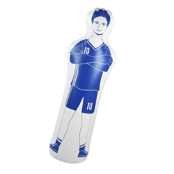 Inflatable Football Training Dummy Goalkeeper Wall Soccer PVC Boxing Punching Bag 40x160cm or 15.75 X 62.99in