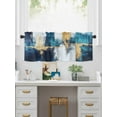 thumbnail image 5 of Valances for Windows Abstract Graffiti Art Rod Pocket Cafe Window Treatments Valance Curtains for Kitchen Bathroom Laundry Basement Windows 42"x18", 5 of 9
