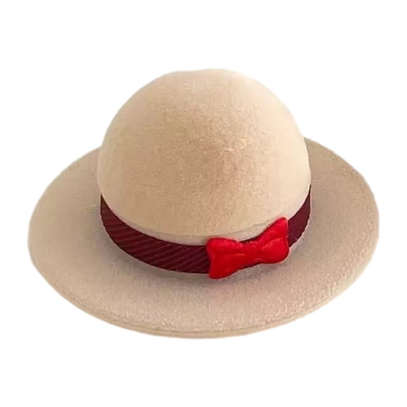 Jewelry Ring Storage Box Waterproof Compact Portable Denim Hat Style Ring Display Holder Case for Proposal Engagement