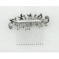 thumbnail image 5 of Faship Gorgeous Navy Blue Crystal Floral Hair Comb, 5 of 5