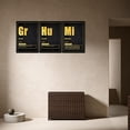 thumbnail image 5 of Inspirational Quotes Canvas Wall Art, Grind Hustle Mindset Definition, Motivational Prints for Living Room & Office Framed Ready to Hang, 5 of 5
