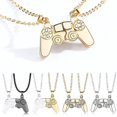 thumbnail image 3 of Cadena con imán para joystick - Collar a juego para parejas, mejores amigas, plata, 3 of 5