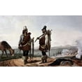 thumbnail image 2 of Debret, Jean Baptiste 14x10 White Modern Wood Framed Museum Art Print Titled - Gauchos, Brazil, 2 of 4
