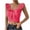Hot Pink, variant on Mlzmgr Tank Tops for Women Cropped Ruffle Sleeveless Square Neck Comfy Casual Tops Summer Fashion