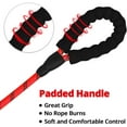 thumbnail image 5 of Dog Leash Made from Nylon with Comfortable Padded Handle for Small Medium and Large Dogs (5FT-1/2'', Black) Laytek from Family Star SH (Red), 5 of 5