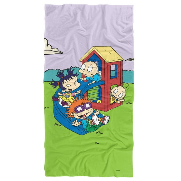 Rugrats Beach Towel, 30"x60", Rugrats Playground Beach Towel