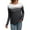 Black#, variant on Utoimkio Women's Casual Fall Tops 2025 Crewneck Long Sleeve Shirts Dropped Shoulder Loose Fit Basic T Shirts Fall Tee Clothes