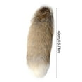 thumbnail image 2 of Hearth & Gear Porte-Clés Queue Mignonne Femme Anneau Pompons Porte-Clés Queue Poilue à la Mode Support, 2 of 6