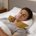 thumbnail image 3 of Neck Pillow, Cute Dog Memory Foam U-Shaped Travel Pillow for Airplane Car Train Office Nap, Portable Soft Head Neck Support for Sleeping & Reclining Red Scarf Black Dog Paw Print, 3 of 9