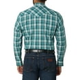 thumbnail image 2 of Wrangler® Men's Long Sleeve Western Plaid Shirt, 2 of 3