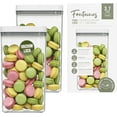 Fontaines 2Pack PumpLock 3.7L Food Storage Containers Pump to
